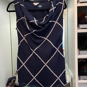 Nautica cowl neck blouse